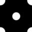 No.652 : シンプルな白黒水玉のパターン