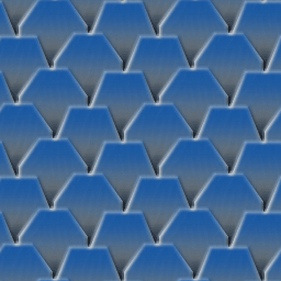 No.796 : 2種類の形のうろこ模様のパターン