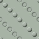 No.1151 : 凹凸のあるドットが斜めに並んでいるパターン