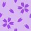 No.2235 : 桜の花のパターン