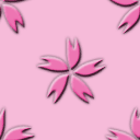 No.2314 : 桜の花がモチーフのパターン