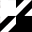 No.2322 : 白黒の千鳥格子のパターン