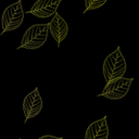 No.2447 : 葉っぱがモチーフのパターン