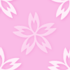 No.5551 : 桜の花のパターン