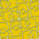 No.5982 : 五角形を組み合わせたパターン