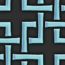 No.6273 : 角繋ぎ文様のパターン