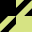 No.261 : 黒と黄緑色の千鳥柄パターン