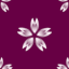 No.2120 : 桜の花がモチーフのパターン