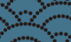 点線からなる青海波のパターン