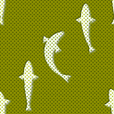 魚がモチーフのファブリック風パターン