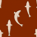 No.5603 : 魚がモチーフのファブリック風パターン