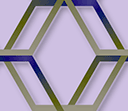 和風な色味の六角形のパターン