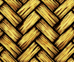 編みかご風のパターン